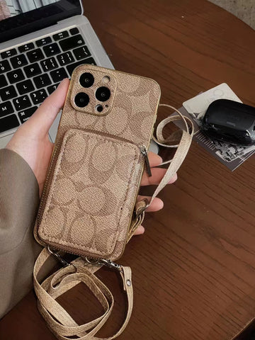 Luxury  Leather card  phone case for iphone