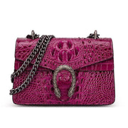 New Retro crocodile pattern cortex Handbag