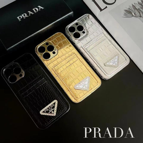 Luxury  Diamond Leather phone case for iphone