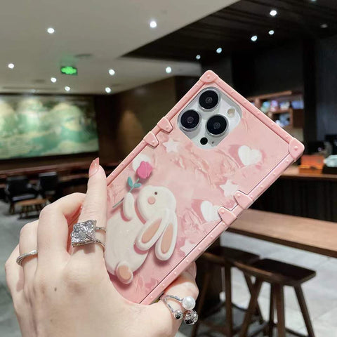 Cute Square Bracket Phone Case