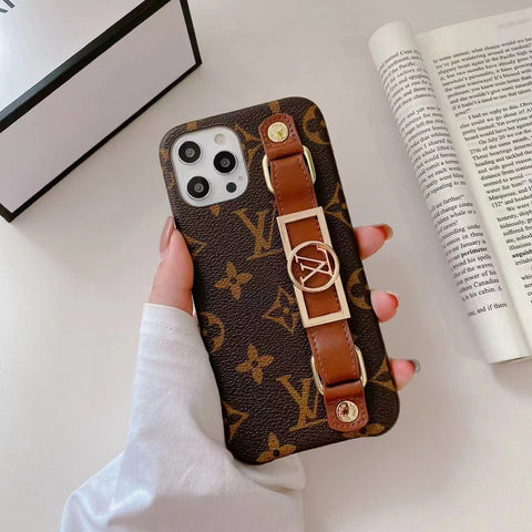 Luxury  wrist strap phone case for iphone