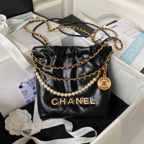 2023 Luxury CC Pearl Chain Handbag