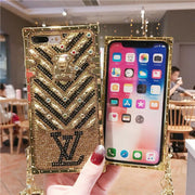 Luxury full diamond phone case for samsung