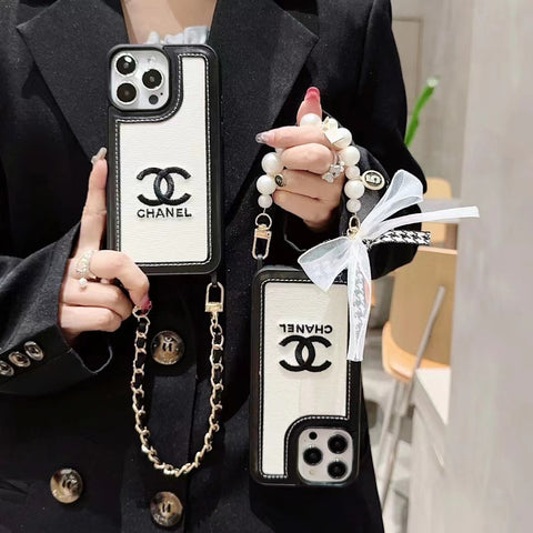 Luxury pearl chain phone case for iphone