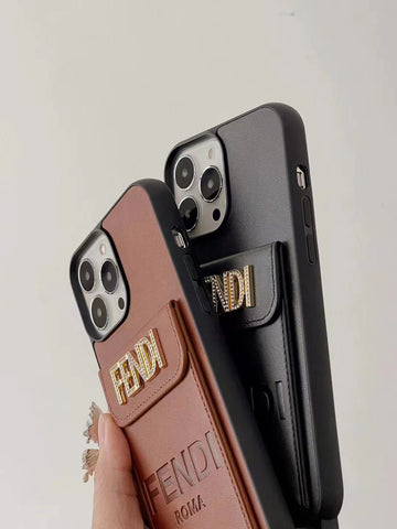 Luxury  Leather card  phone case for iphone