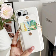 Luxury  Leather card  phone case for iphone