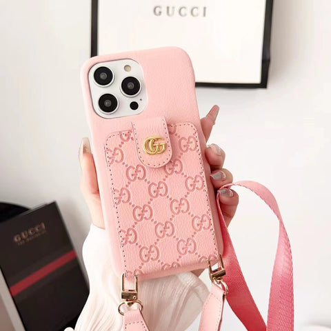 Luxury Leather card  phone case for iphone