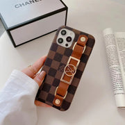 Luxury  wrist strap phone case for iphone