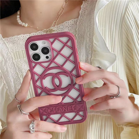 Fashion hollow out heat dissipation phone case for iphone