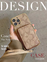 Luxury  Leather card  phone case for iphone