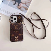 Luxury  Leather card  phone case for iphone