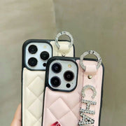 Diamond Wrist strap phone case