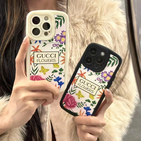 New Fashion flower soft phone case for iPhone