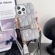 New Luxury  Insert card Crossbody phone case for iPhone