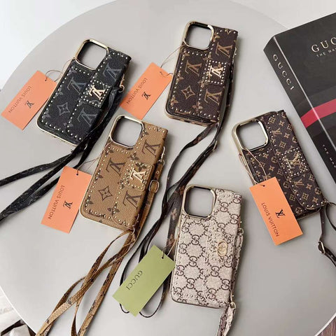 Wallet Crossbody Phone Case for iPhone