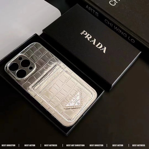 Luxury  Diamond Leather phone case for iphone