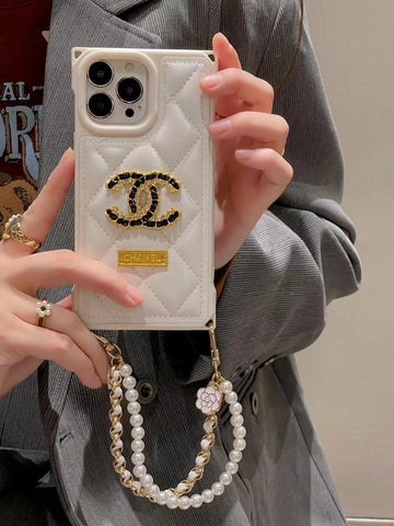 Luxury Pearl Chain phone case for iphone