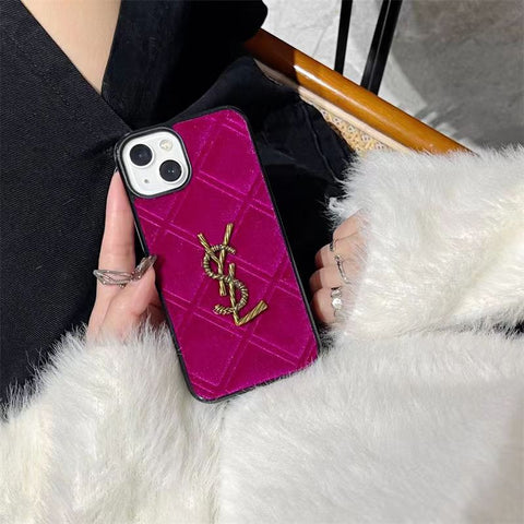 Autumn and Winter Golden Velvet  phone case for iPhone