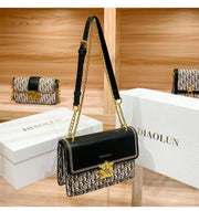 New Luxury Chain embroidery cortex Handbag