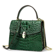 New Luxury embossing crocodile pattern cortex Handbag