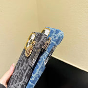 New Fashion Retro denim fabric phone case for iPhone