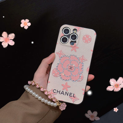 New Pink Camellia phone case for iPhone