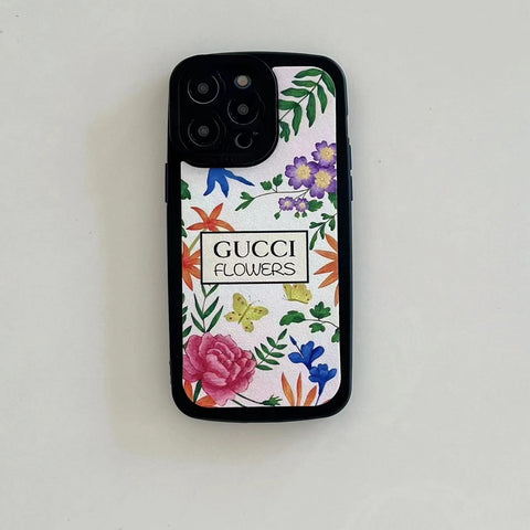 New Fashion flower soft phone case for iPhone