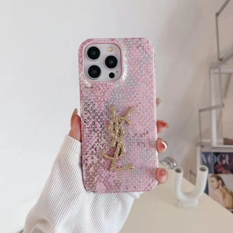 Fashion Glitter Snake pattern phone case for iPhone