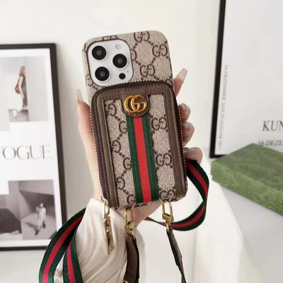 Luxury  Leather card  phone case for iphone