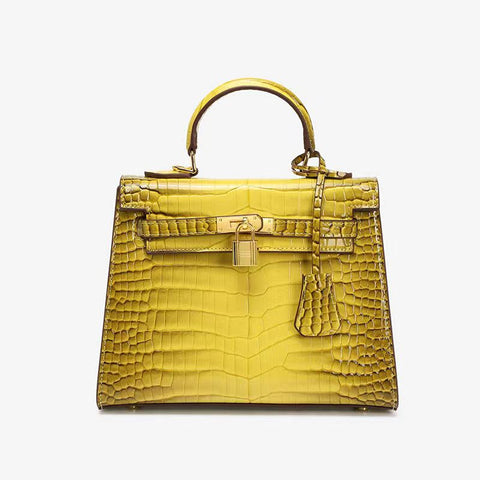 New Luxury crocodile pattern cortex Handbag