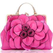 New Fashion Flower cowhide Handbag