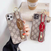 Luxury  wrist strap phone case for iphone