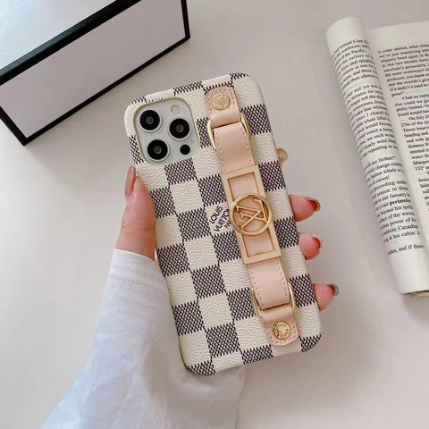 Luxury  wrist strap phone case for iphone