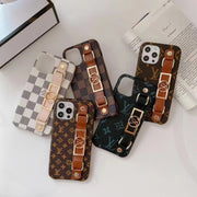 Luxury  wrist strap phone case for iphone