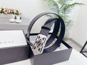 New Luxury Letter printing cowhide belt