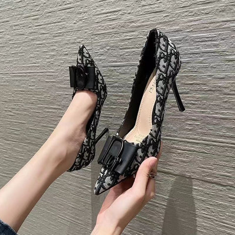 2023 DO Retro pointed toe high heels