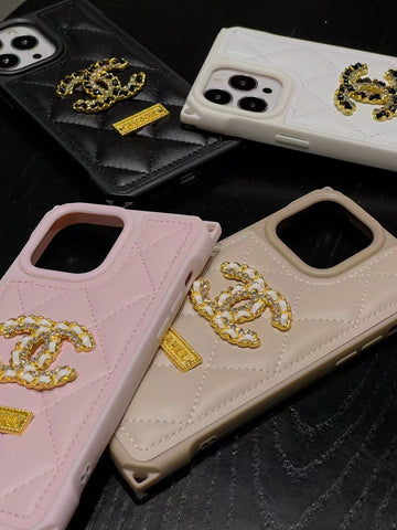 Luxury Pearl Chain phone case for iphone