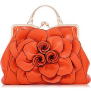 New Fashion Flower cowhide Handbag