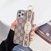 Luxury  wrist strap phone case for iphone