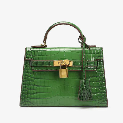 New Luxury crocodile pattern cortex Handbag