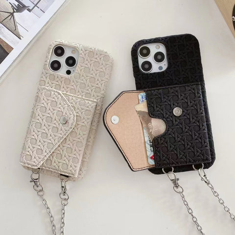 Luxury Card Holder  phone case for iPhone