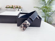 New Luxury Letter printing cowhide belt