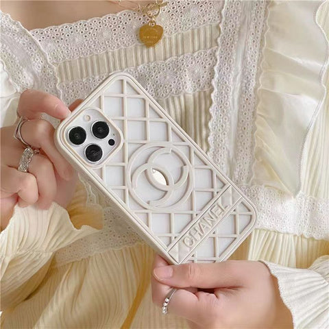 Fashion hollow out heat dissipation phone case for iphone