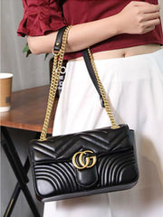 New Fashionable small fragrance cortex Handbag