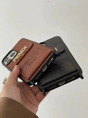 Luxury  Leather card  phone case for iphone