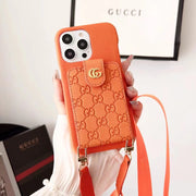 Luxury Leather card  phone case for iphone