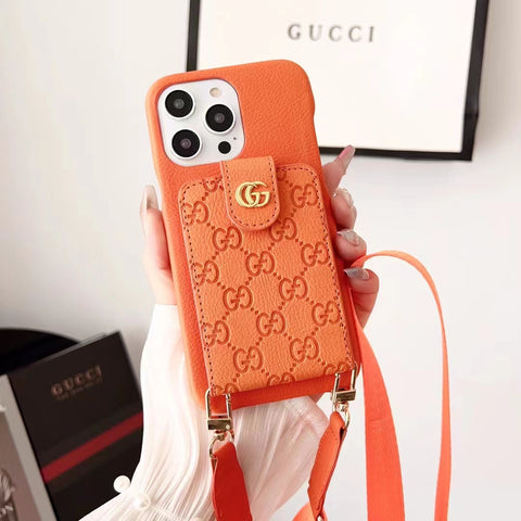 Luxury Leather card  phone case for iphone