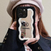 Luxury Plush mirror phone case for iphone