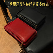 New diamond pattern vertical large capacity mobile phone bag