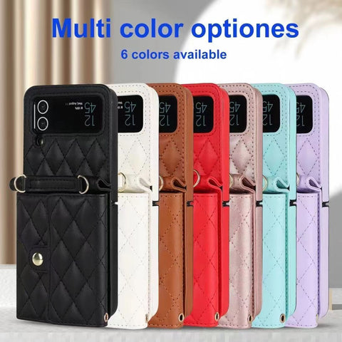 Luxury  Leather card  phone case FOR SAMSUNG